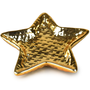 Keramický dekoračný tanier Hviezda, 13 cm