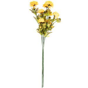 Umelá chryzantéma, v. 65 cm, 3 ks vo zväzku