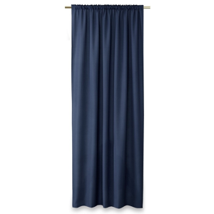 AmeliaHome Záves Oxford Pleat navy, 140 x 250 cm