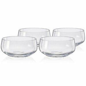 Crystalex 4-dielna sada misiek Mini Bowls Clear Clear, 95 ml