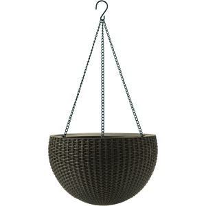 Keter Závesný kvetináč Sphere hnedá, pr. 35 cm