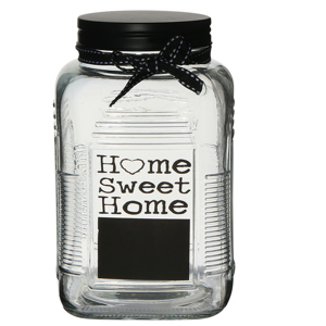 Altom Sklenená dóza Home Sweet Home, 700 ml