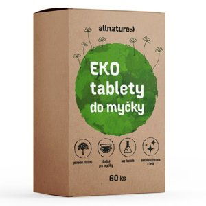 Allnature EKO Tablety do umývačky, 60 ks