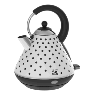 Kalorik JK 1045RWBDN rýchlovarná kanvica Dots, 1,7 l, biela