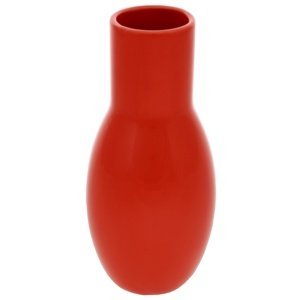 Keramická váza Belly, 9 x 21 x 9 cm, červená