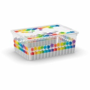 KIS Plastový úložný box C-Box Colours Arty S, 11 L