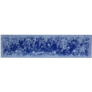 Okenná fólia Zasnežené vetvičky, 64 x 15 cm