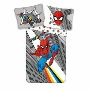 Jerry Fabrics Detské bavlnené obliečky Spiderman pop, 140 x 200 cm, 70 x 90 cm