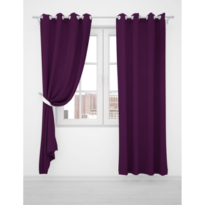 Domarex Záves Smart Velvet fialová tape violet, 135 x 250 cm