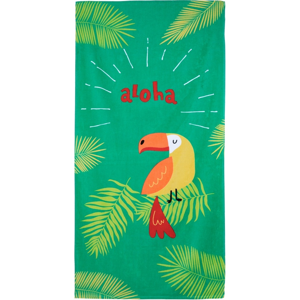 TipTrade Plážová osuška Aloha Parrot, 70 x 140 cm