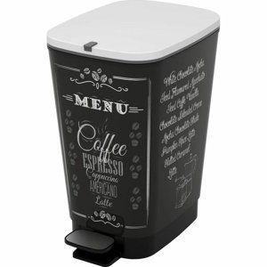 KIS CHIC BIN M 35L odpadkový kôš 40,5x26,5x45cm coffee menu