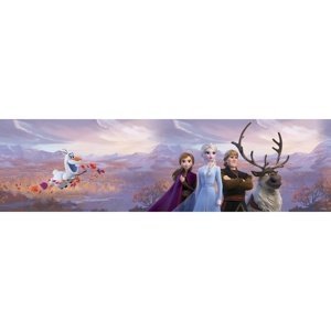 Samolepiaca bordúra Ľadové kráľovstvo 2, 500 x 14 cm