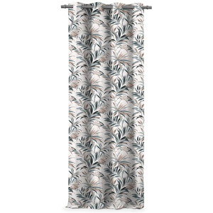 AmeliaHome Záves Blackout Tropics modrá, 140 x 245 cm