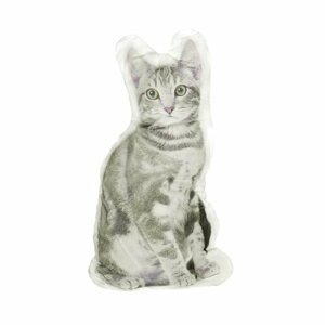Forbyt Tvarovaný 3D vankúšik Mačka, 27 x 44 cm