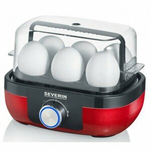 Severin EK 3168 varič vajec, červená