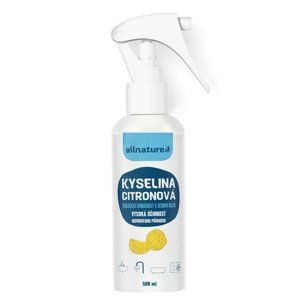 Allnature Kyselina citrónová v spreji 500 ml