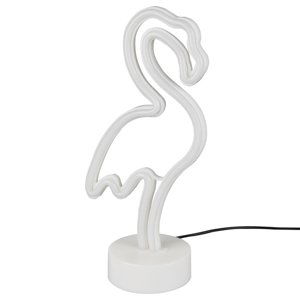 Sconto Stolná LED lampa FLAMINGO biela