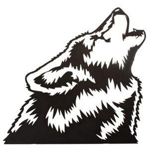 Sconto Nástenná dekorácia MONY vlk, 34x34 cm