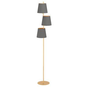 Sconto Stojacia lampa ALMEIDA 2 oceľ/mosadz