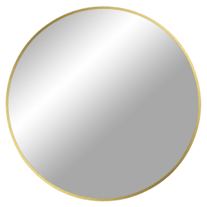 Sconto Zrkadlo MODRAD GOLD zlatá, priemer 80 cm