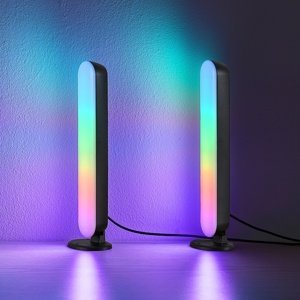 Sconto Sada 2ks LED RGB lámp GAME čierna