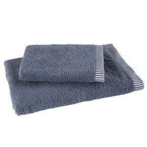 Sconto Súprava uteráka a osušky KOS sivá, 50x90 a 70x140 cm