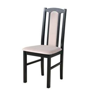 Sconto Jedálenská stolička BOLS 7 čierna/béžová
