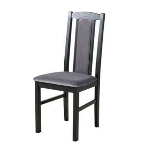 Sconto Jedálenská stolička BOLS 7 čierna/antracit