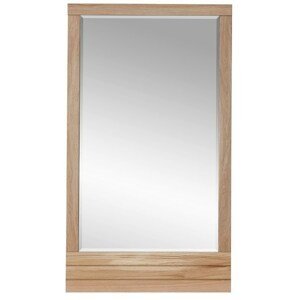 Sconto Zrkadlo ACHAT dub bianco, výška 116 cm