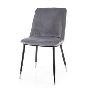 Sconto Jedálenská stolička JALL sivá/čierna
