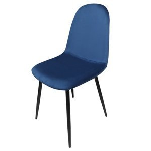 Sconto Jedálenská stolička LUISA modrá/čierna