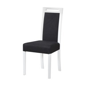 Sconto Jedálenská stolička ROSA 5 biela/čierna