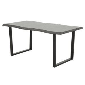 Sconto Jedálenský stôl GRACE II sivá/čierna
