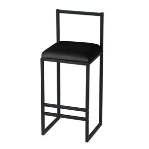 Sconto Barová stolička NORDIC čierna