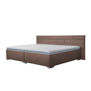 Sconto Nadrozmerná posteľ ONE4ALL hnedá, 280x220 cm