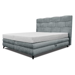 Sconto Čalúnená posteľ PLAVA sivá, 120x200 cm