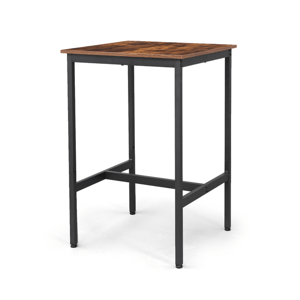 Sconto Barový stôl LEKSA VI hnedá/čierna