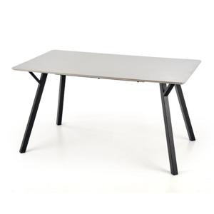 Sconto Jedálenský stôl BOLRUG sivá/čierna