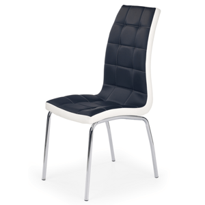 Sconto Jedálenská stolička SCK-186 čierna/biela