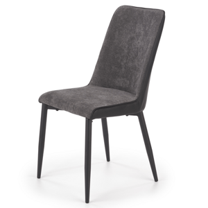 Sconto Jedálenská stolička SCK-368 sivá/čierna