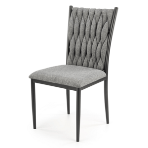 Sconto Jedálenská stolička SCK-435 sivá/čierna
