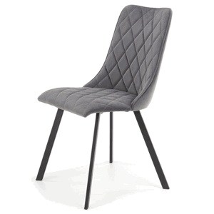 Sconto Jedálenská stolička SCK-450 sivá
