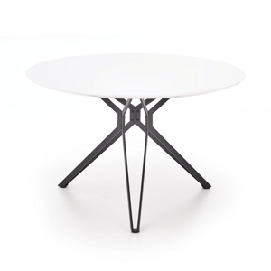Sconto Jedálenský stôl PAXIL biela/čierna
