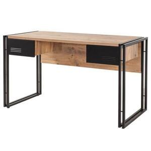Sconto Pracovný stôl COSMO borovica atlantická/čierna