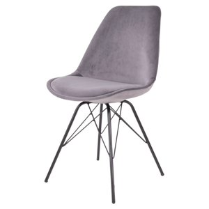 Sconto Jedálenská stolička ALU II sivá