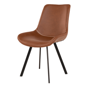 Sconto Jedálenská stolička MIMPHAS 2 hnedá/čierna