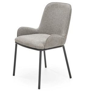 Sconto Jedálenská stolička SCK-481 sivá/čierna