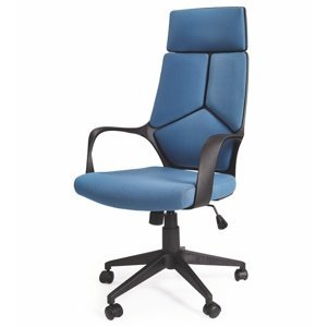 Sconto Kancelárska stolička VUYOGIR modrá/čierna