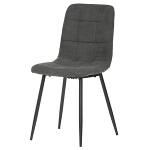 Sconto Jedálenská stolička KARA sivá/čierna