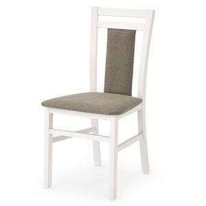 Sconto Jedálenská stolička HEBIRT 8 biela/hnedá